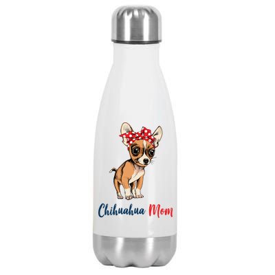 Chihuahua Mom Stainless Steel Insulated Water Bottle