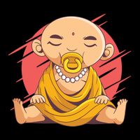 Child Buddha Flatbill Hat