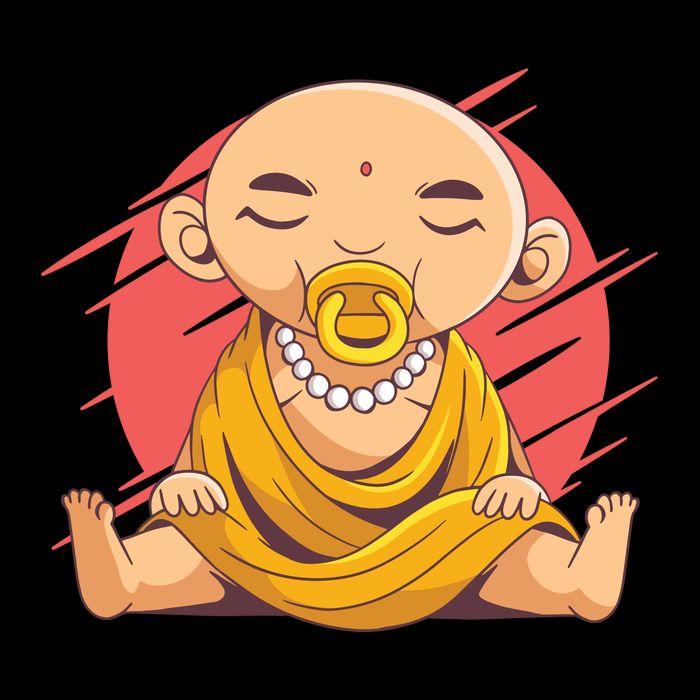 Child Buddha Flatbill Hat