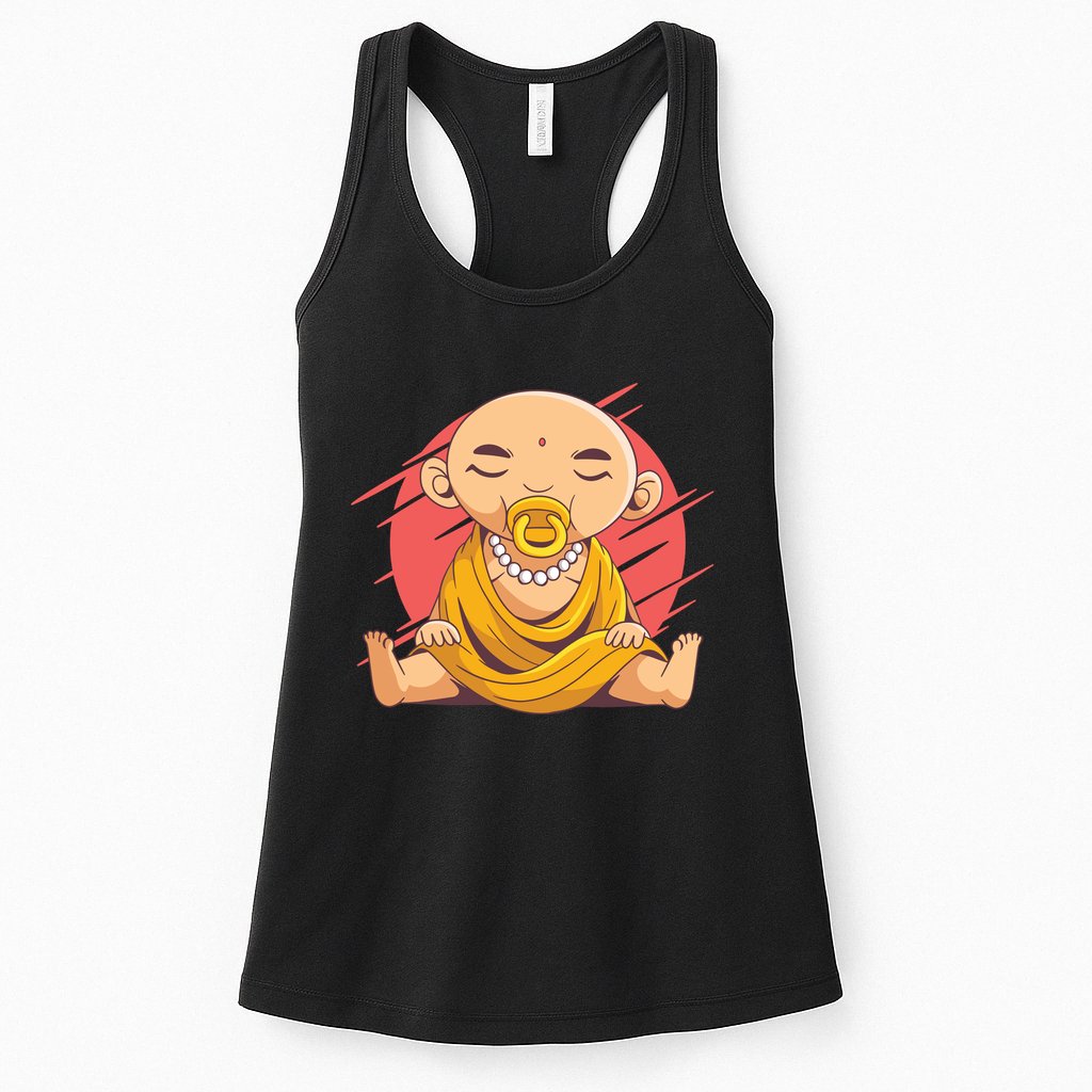 Child Buddha Womens Tank Top