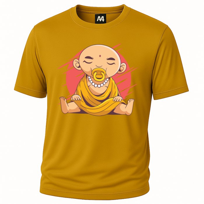 Child Buddha Cooling Performance Crew T-Shirt
