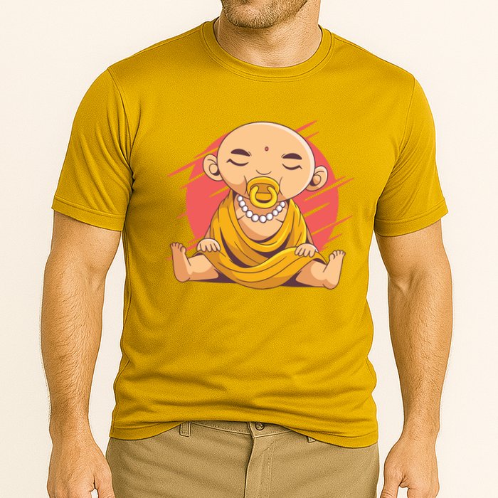 Child Buddha Cooling Performance Crew T-Shirt