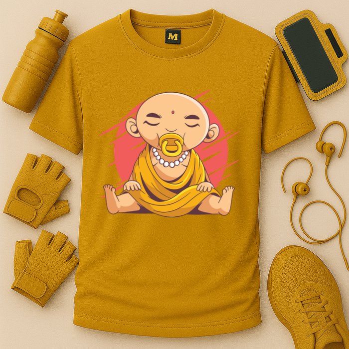 Child Buddha Cooling Performance Crew T-Shirt