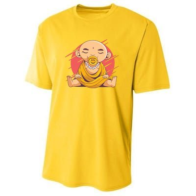 Child Buddha Youth Performance Sprint T-Shirt