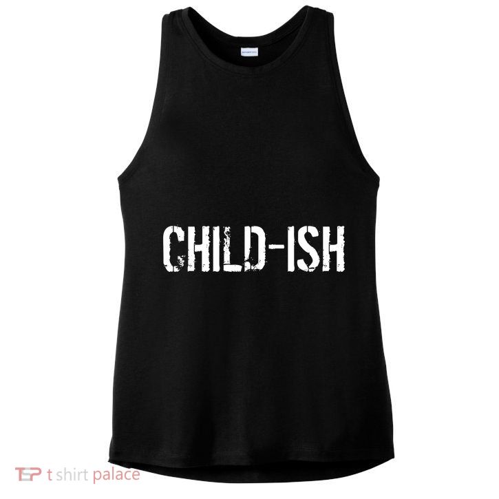 Child-Ish Ladies PosiCharge Tri-Blend Wicking Tank