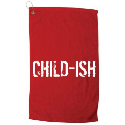 Child-Ish Golf Towel