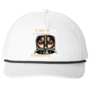 Child of God Woman of Faith Warrior Of Christ Snapback Five-Panel Rope Hat