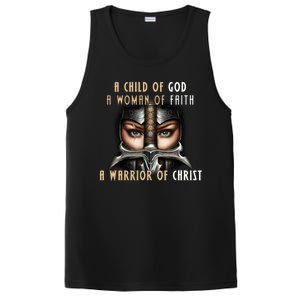 Child of God Woman of Faith Warrior Of Christ PosiCharge Competitor Tank