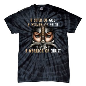 Child of God Woman of Faith Warrior Of Christ Tie-Dye T-Shirt