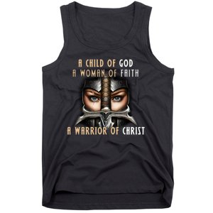 Child of God Woman of Faith Warrior Of Christ Tank Top