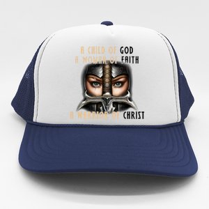 Child of God Woman of Faith Warrior Of Christ Trucker Hat