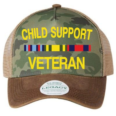 Child Support Veteran Legacy Tie Dye Trucker Hat