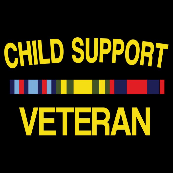 Child Support Veteran USA-Made Doggie Bandana