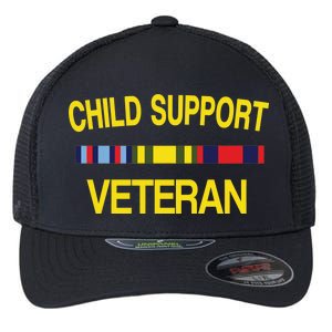 Child Support Veteran Flexfit Unipanel Trucker Cap