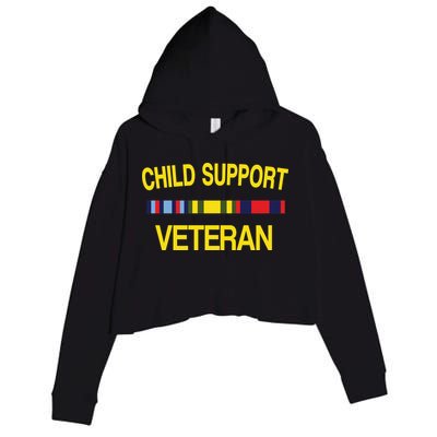 Child Support Veteran Crop Fleece Hoodie