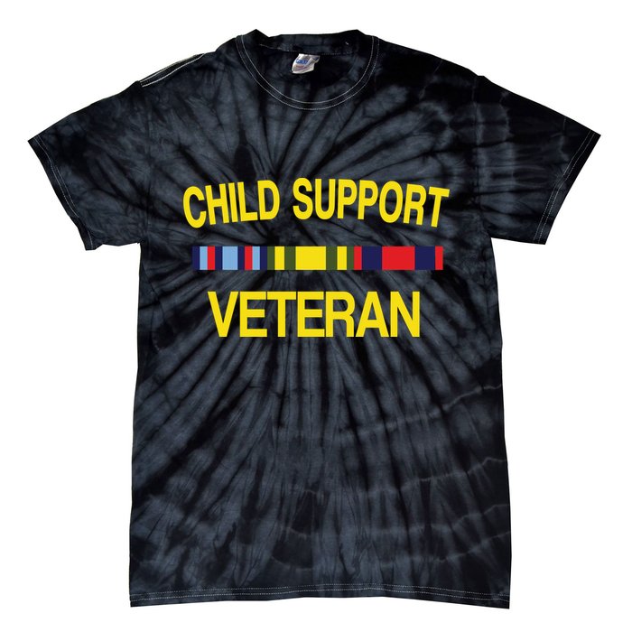 Child Support Veteran Tie-Dye T-Shirt
