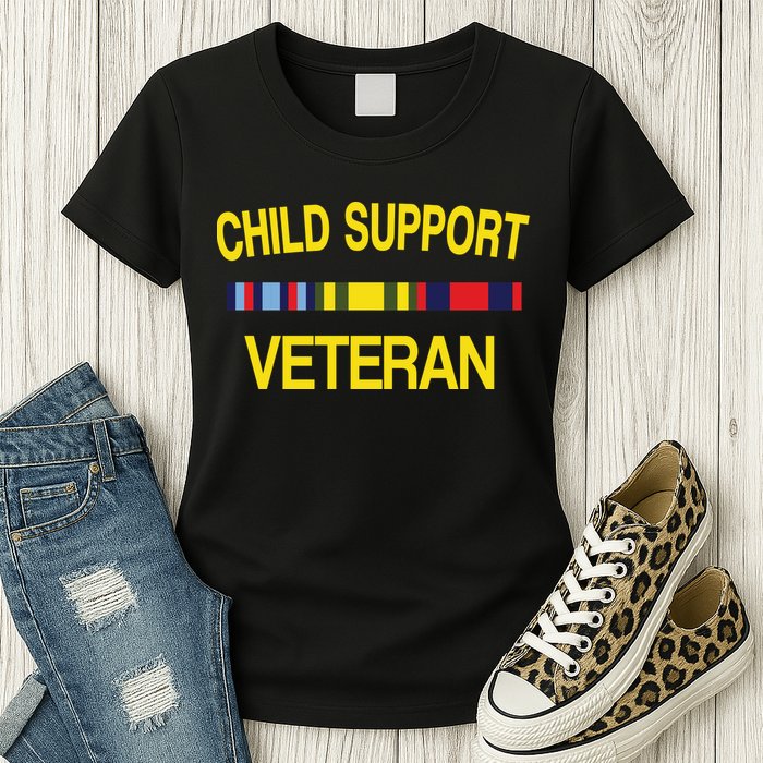 Child Support Veteran Womens T-Shirt