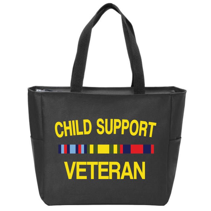 Child Support Veteran Zip Tote Bag