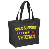 Child Support Veteran Zip Tote Bag