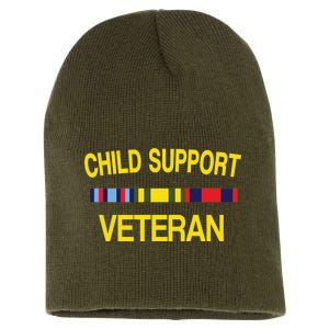 Child Support Veteran Short Acrylic Beanie