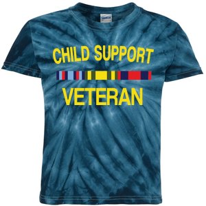 Child Support Veteran Kids Tie-Dye T-Shirt