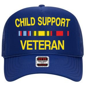 Child Support Veteran High Crown Mesh Back Trucker Hat