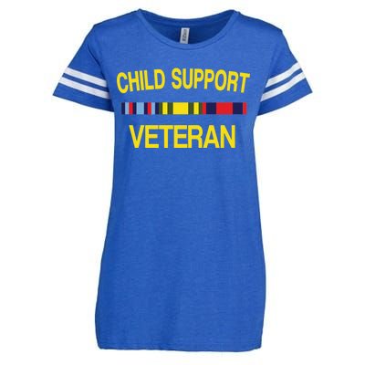 Child Support Veteran Enza Ladies Jersey Football T-Shirt