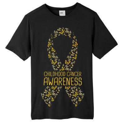 Childhood Cancer Awareness Tall Fusion ChromaSoft Performance T-Shirt