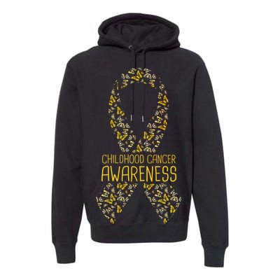 Childhood Cancer Awareness Premium Hoodie