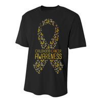 Childhood Cancer Awareness Youth Performance Sprint T-Shirt