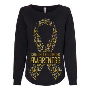 Childhood Cancer Awareness Womens California Wash Sweatshirt