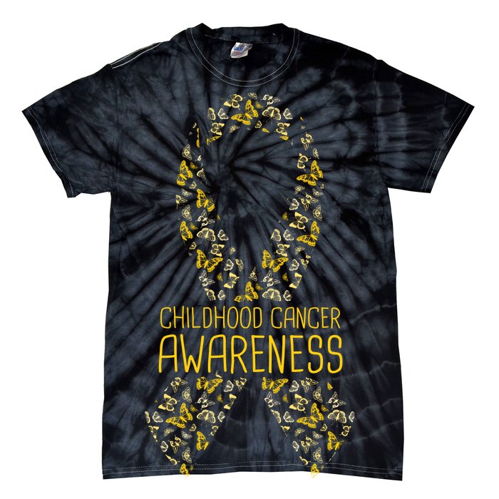 Childhood Cancer Awareness Tie-Dye T-Shirt