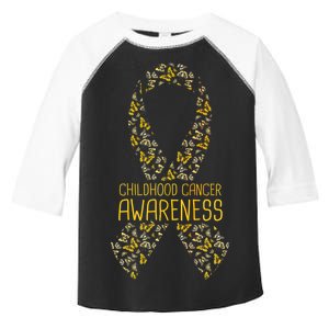 Childhood Cancer Awareness Toddler Fine Jersey T-Shirt