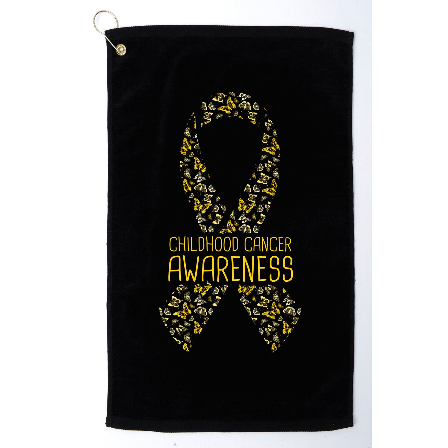 Childhood Cancer Awareness Golf Towel