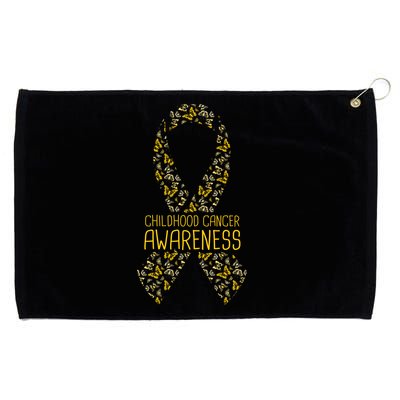 Childhood Cancer Awareness Grommeted Golf Towel