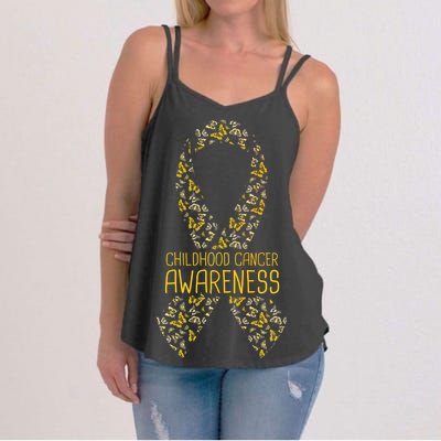 Childhood Cancer Awareness Women's Strappy Tank