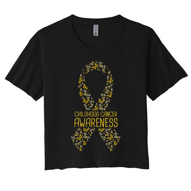 Childhood Cancer Awareness Crop Top