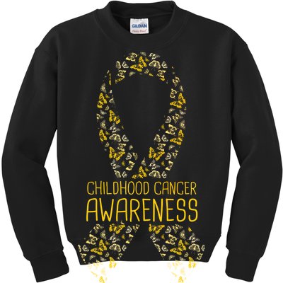 Childhood Cancer Awareness Kids Sweatshirt