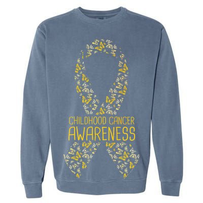 Childhood Cancer Awareness Garment-Dyed Sweatshirt