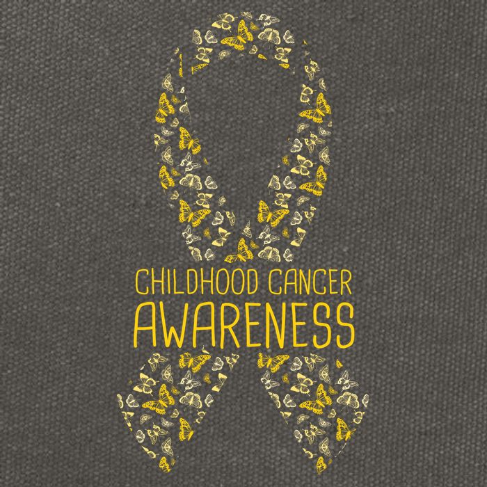 Childhood Cancer Awareness Cotton Canvas Backpack