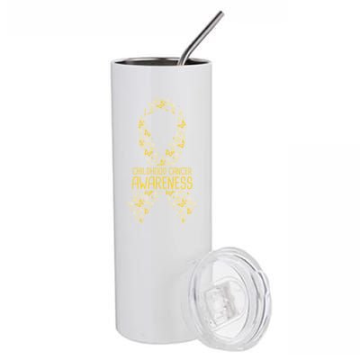 Childhood Cancer Awareness Stainless Steel Tumbler