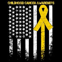 Childhood Cancer Awareness Flag Impact Tech Backpack