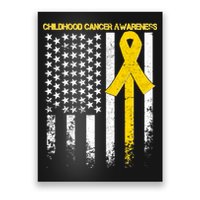 Childhood Cancer Awareness Flag Poster