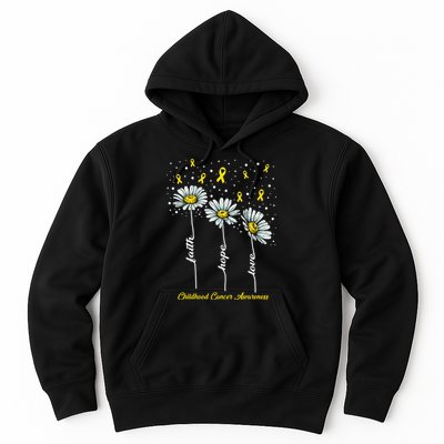 Childhood Cancer Awareness Flower Ribbons Hoodie