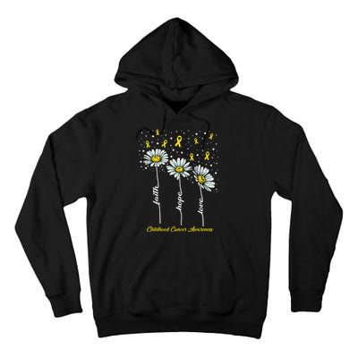 Childhood Cancer Awareness Flower Ribbons Tall Hoodie