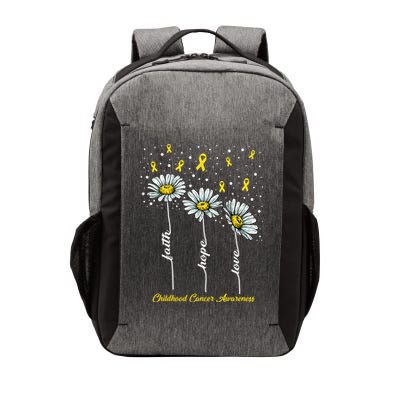 Childhood Cancer Awareness Flower Ribbons Vector Backpack