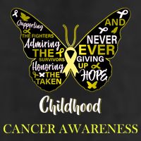 Childhood Cancer butterfly  Hat