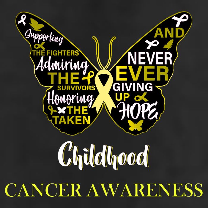 Childhood Cancer butterfly  Hat