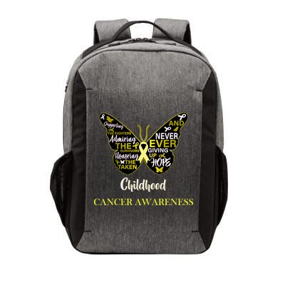 Childhood Cancer butterfly  Vector Backpack