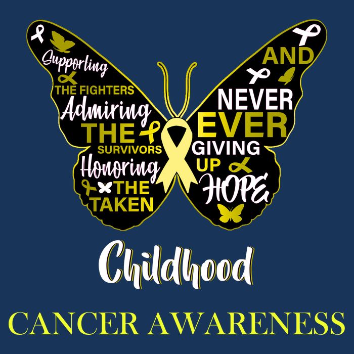 Childhood Cancer butterfly  Flatbill Hat